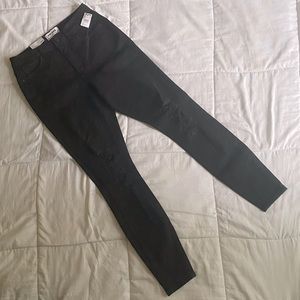 Tilly’s Womens black ripped skinny jeans